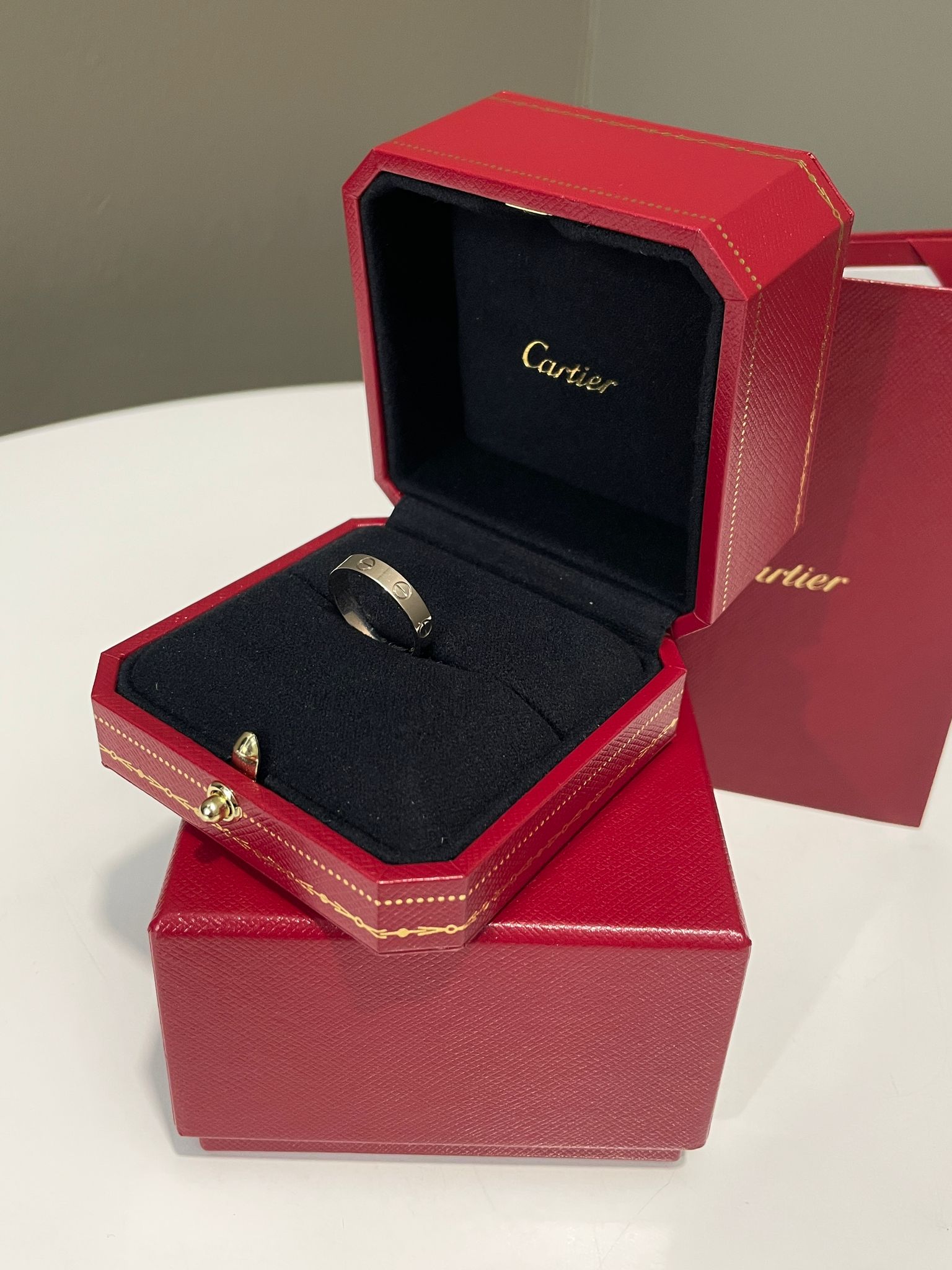 Cartier Love Wedding Ring – LOVELOTSLUXURY Cartier Love Wedding Ring – LOVELOTSLUXURY
