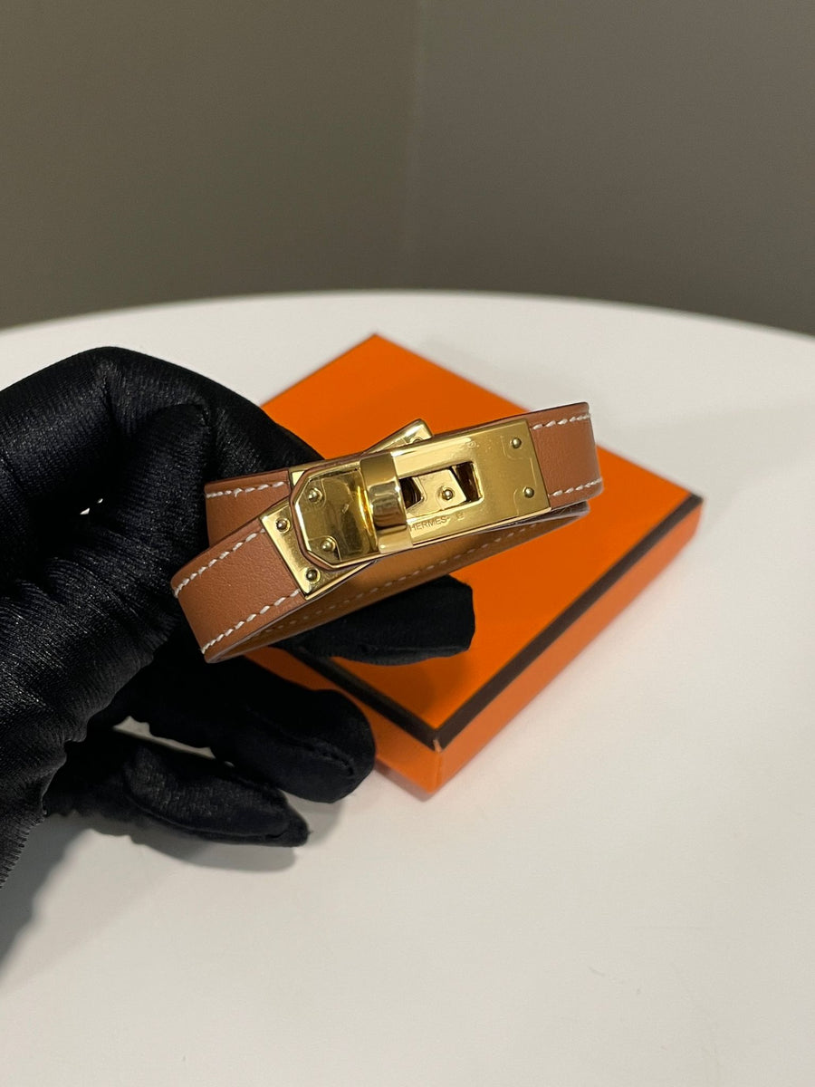 Hermes Kelly Double Tour Bracelet Gold – LOVELOTSLUXURY