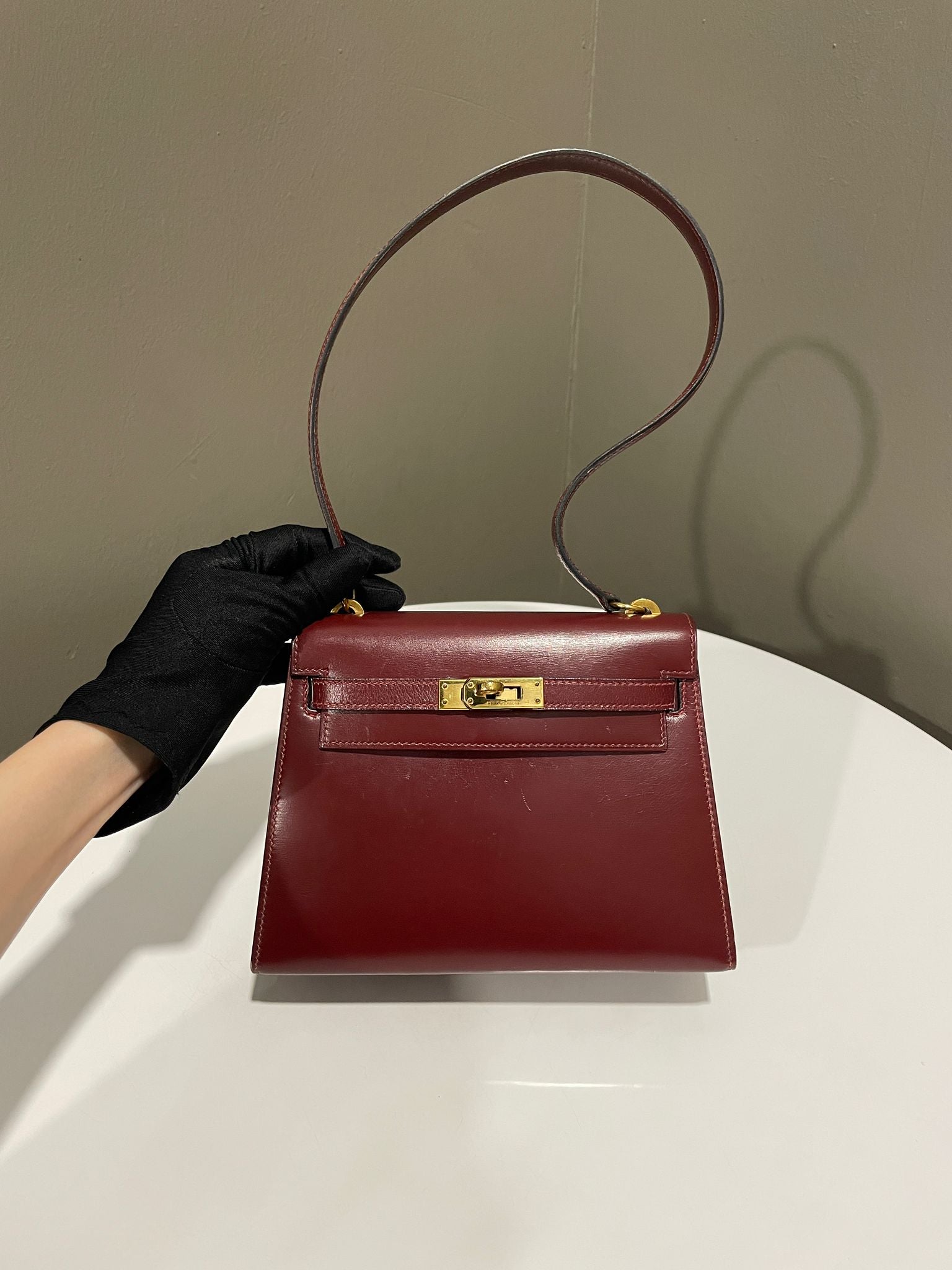 Hermes mini kelly vintage hotsell