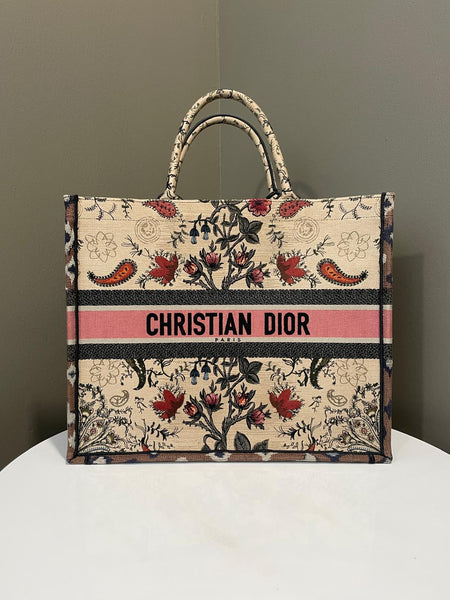 Dior Book Tote Beige Rose