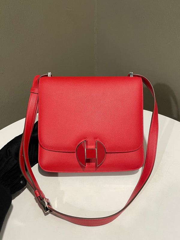 Hermes 2002 20 Rouge Casque Evercolor