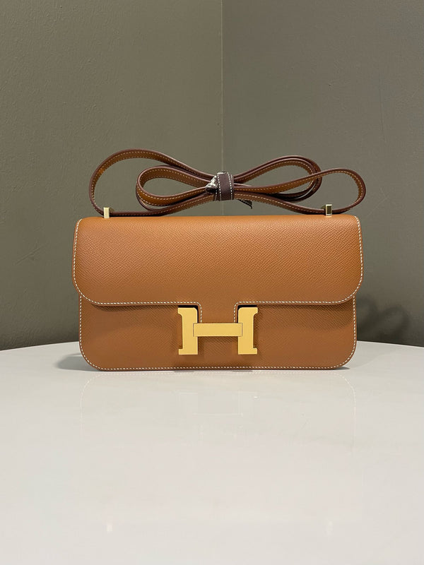 Hermes Constance 1- Elan Gold Epsom