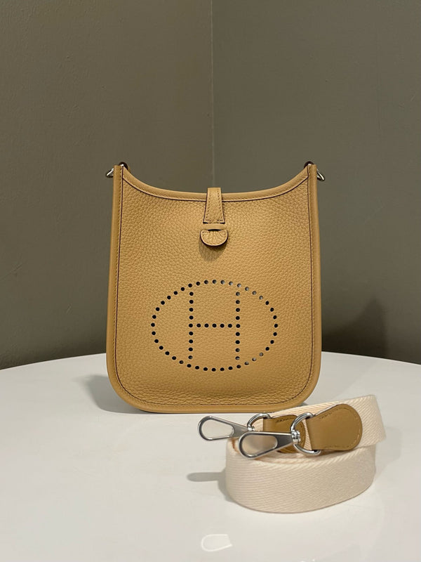 Hermes Mini Evelyn Biscuit Nata