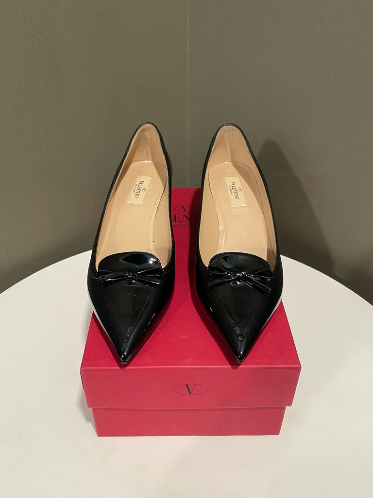 Valentino Garavani Heels Black / Patent Size 40.5