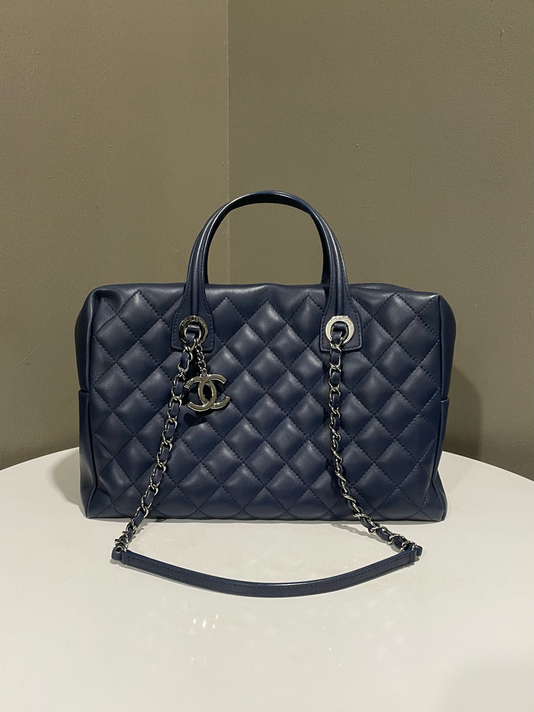 Chanel Bowling Bag Navy