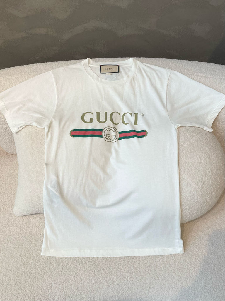 Gucci Logo T Shirt White