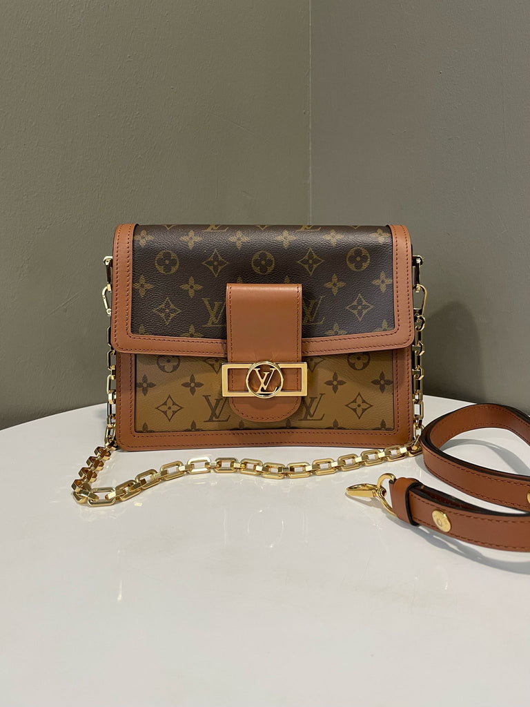 Louis Vuitton Dauphine Bag Brown Reverse Monogram