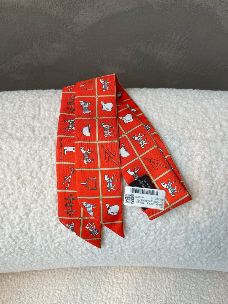 Hermes Couvertures ET Tenues Twilly Orange / Multicolor