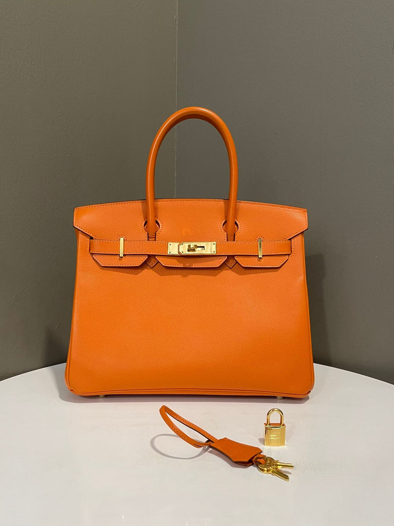 Hermes Birkin 30 Orange Epsom