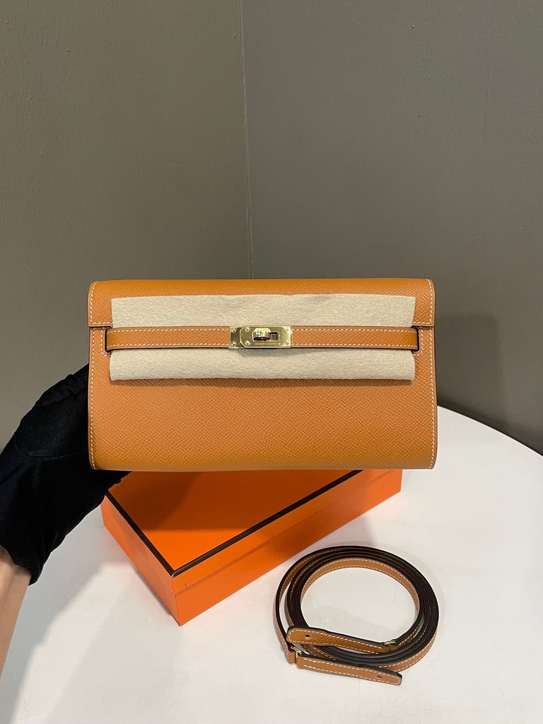 Hermes Kelly To Go  Toffee Epsom