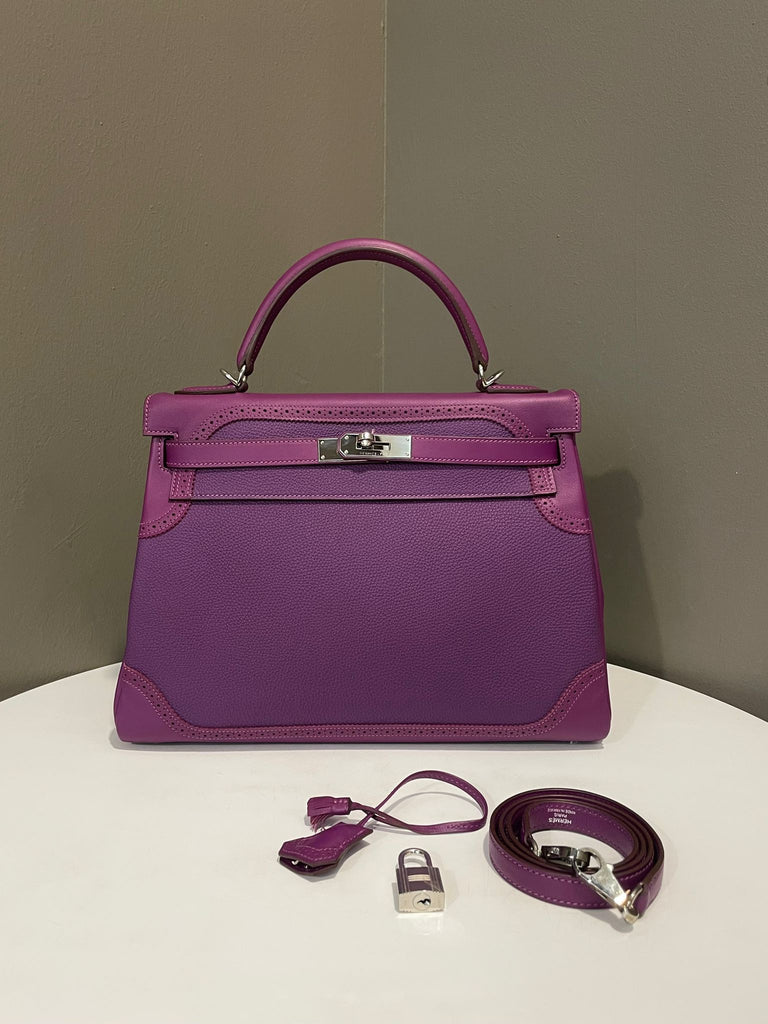 Hermes Ghillies Kelly 32 Anemone