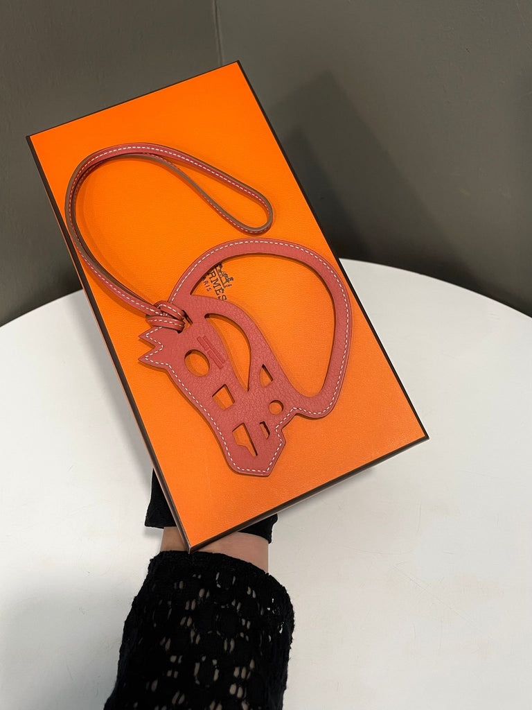 Hermes Paddock Cheval Horse Bag Charm Brick