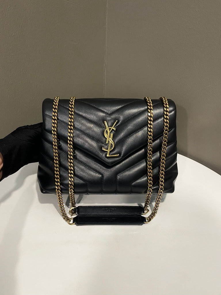 Saint Laurent LouLou Black Calfskin