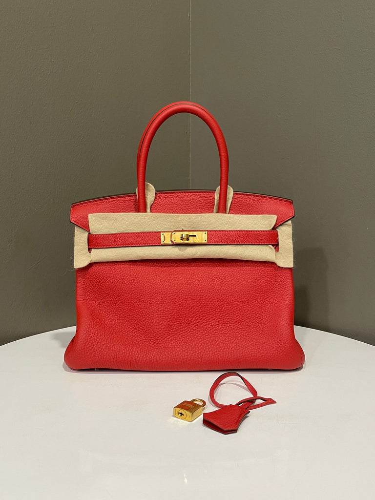 Hermes Birkin 30 Geranium Togo