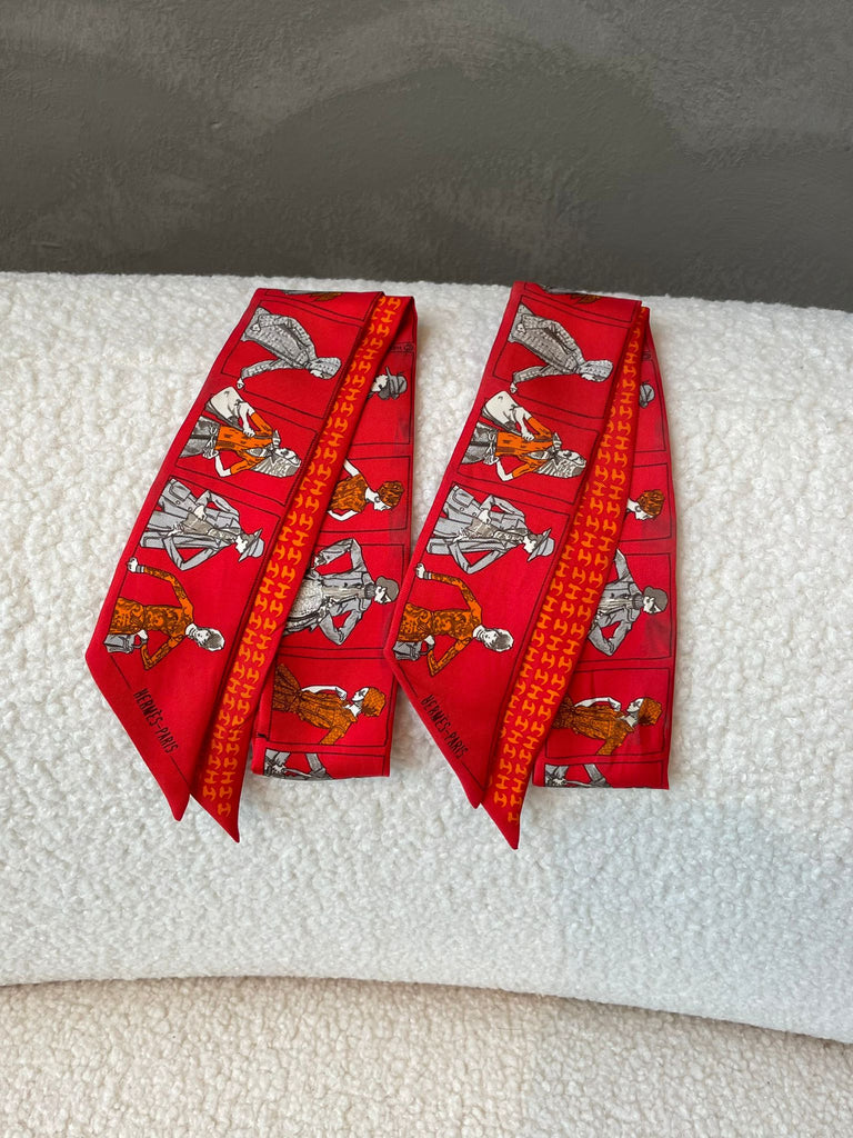 Hermes Twilly (2 pc set) Red