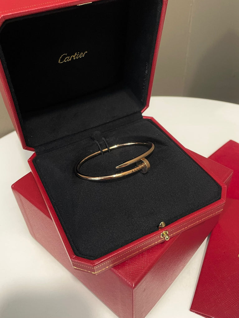 Cartier Juste Un Clou JUC Bracelet 18K Pink Gold Classic Model