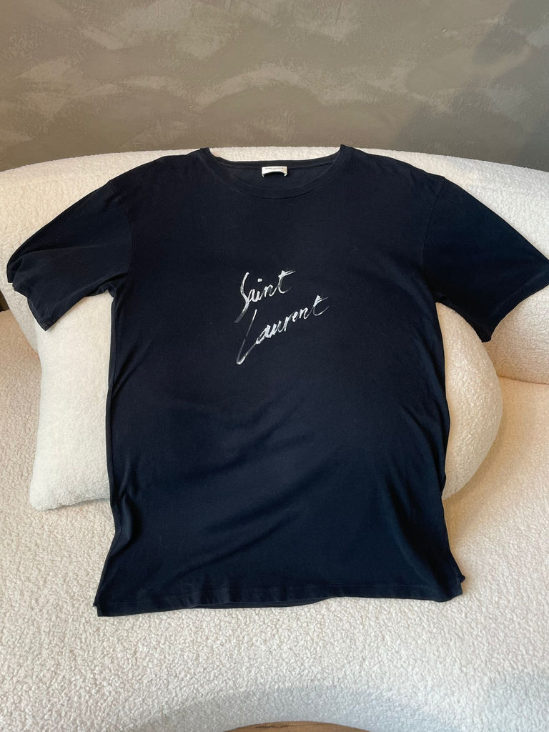 Saint Laurent X Hedi Slimane T Shirt Black / White