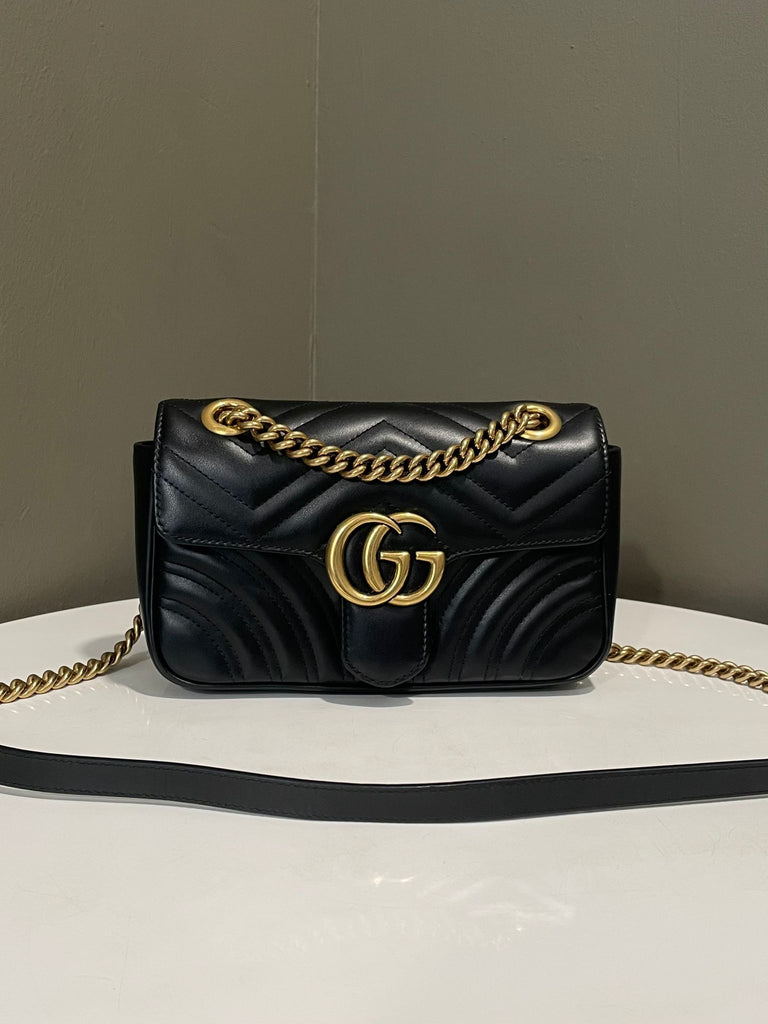 Gucci Marmont Flap Bag Black
