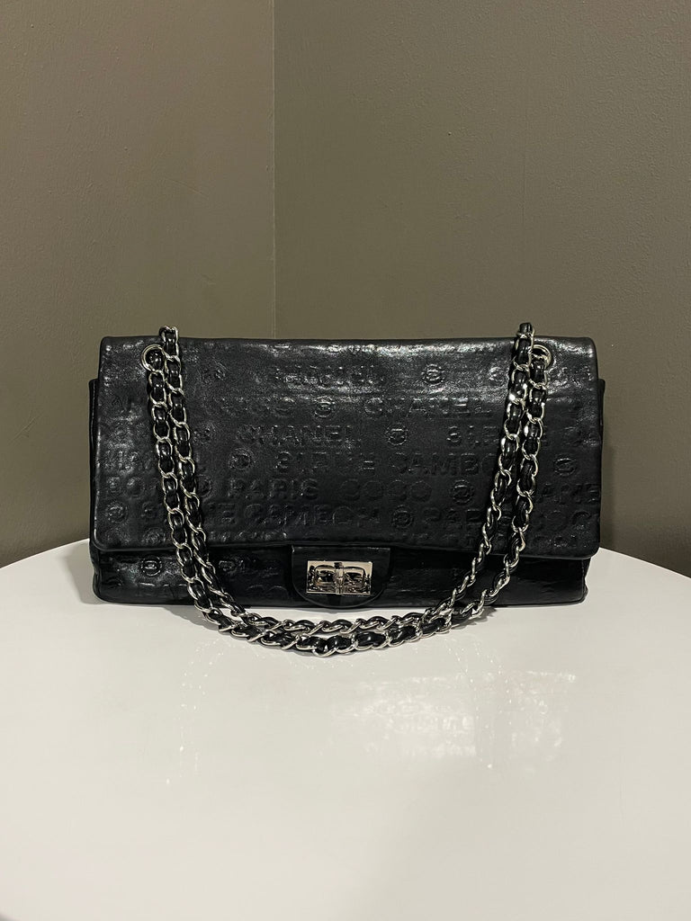 Chanel 31 Rue Cambon Maxi Reissue Flap Black Calfskin