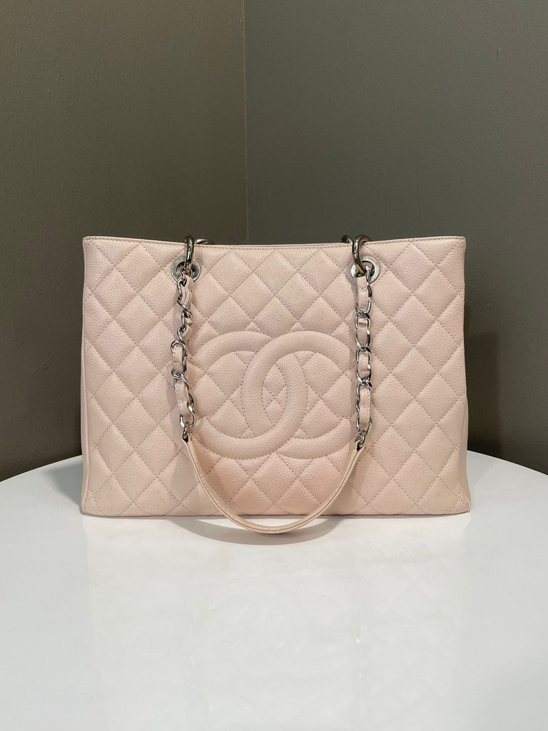 Chanel Classic Quilted GST Pale Pink Caviar