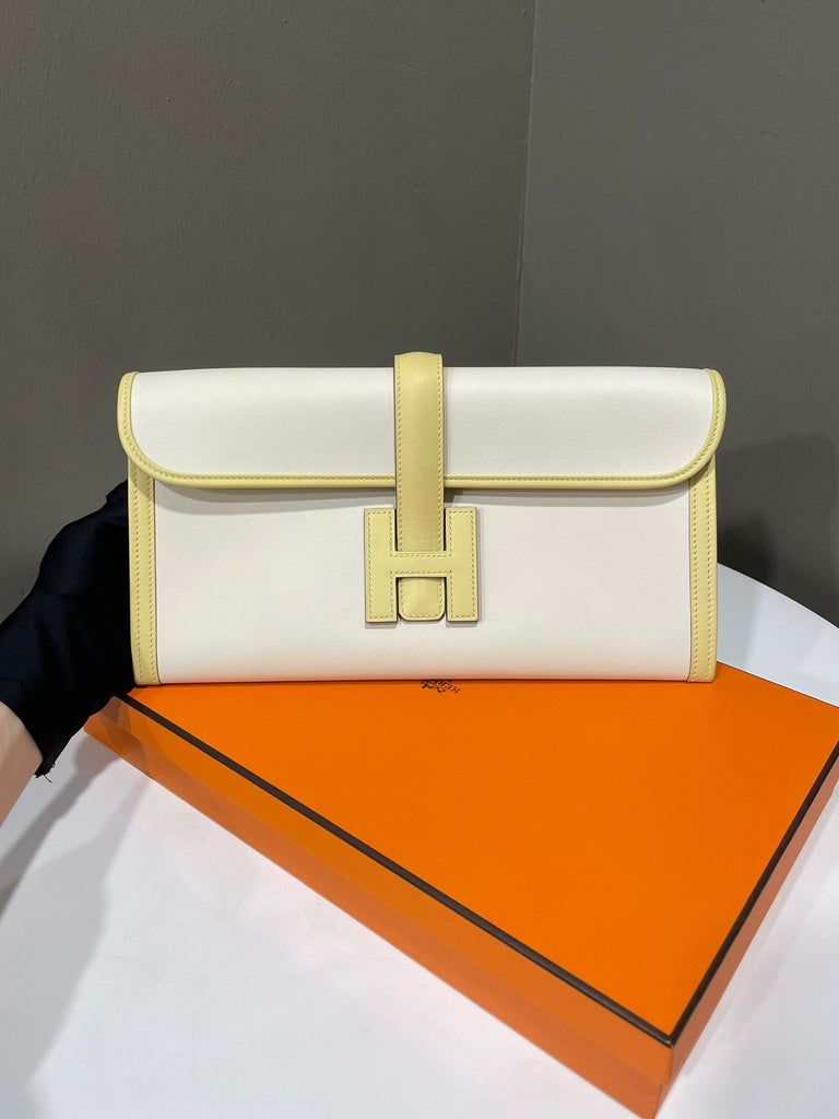 Hermes Jige Elan 29 Nata/ Jaune Poussin Swift