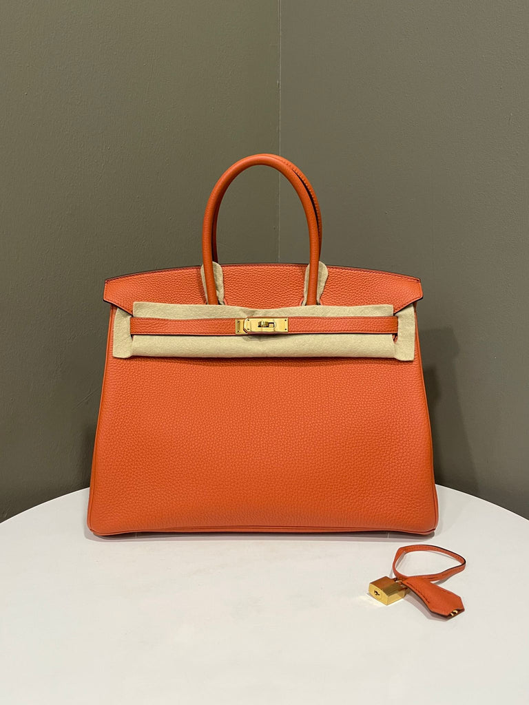 Hermes Birkin 35 Orange Togo