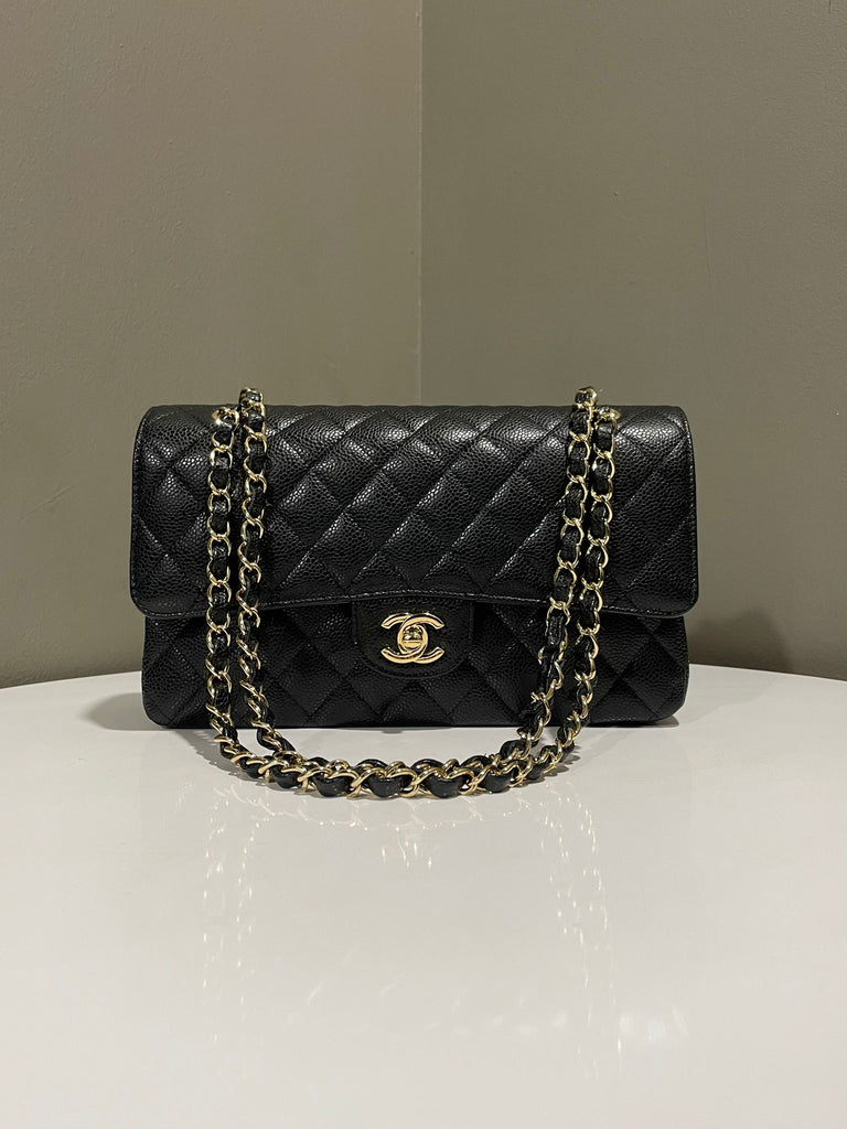 Chanel Classic Quilted Medium Double Flap Black