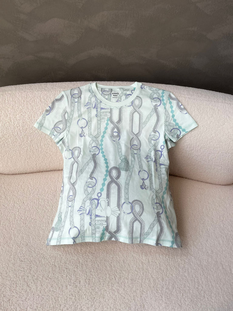 Hermes Palefroi Remix Straight T-Shirt Vert Embrun