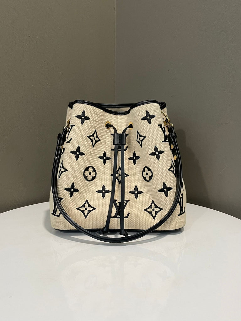 Louis Vuitton NeoNoe Bucket Lotus / Black Embroidery