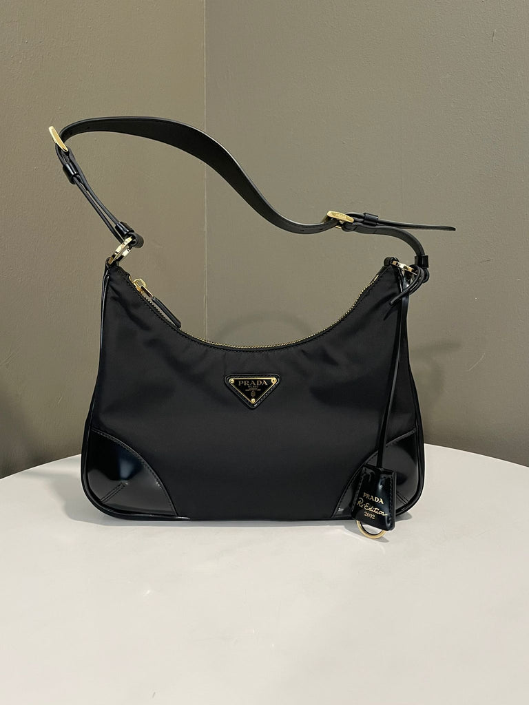 Prada Re-Edition 2002 Nylon Bag Black Nylon