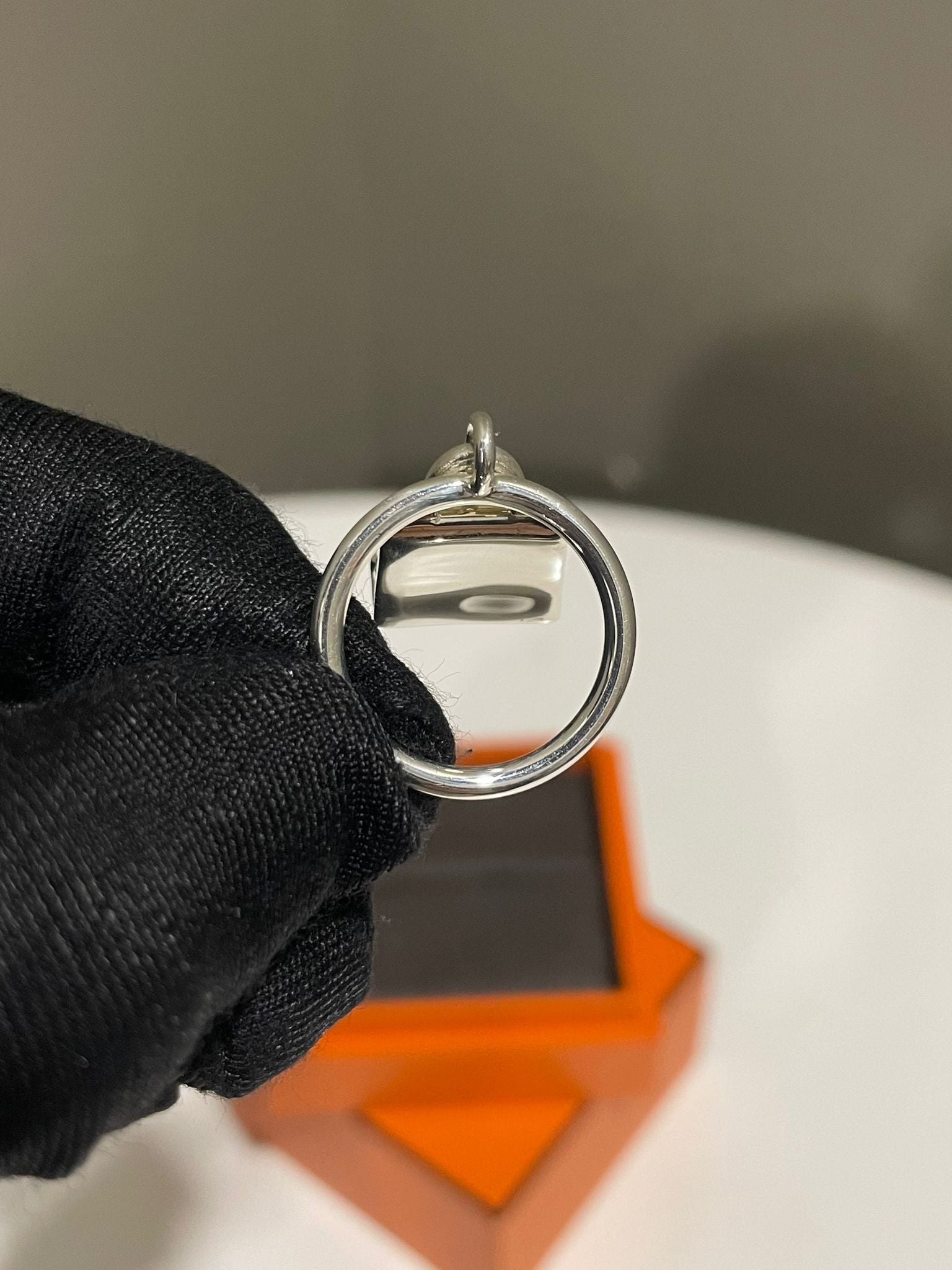 Hermes Amulettes Kelly ring 関税込 amulettes-kelly-ring--121607B