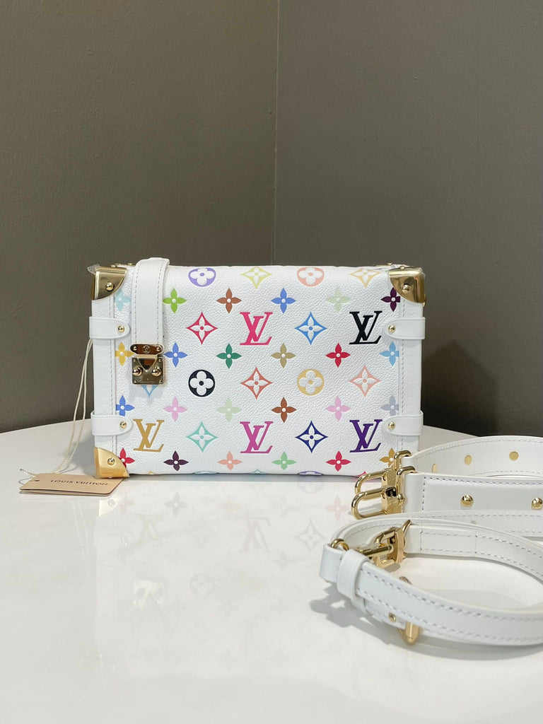 Louis Vuitton x Murakami Side Trunk MM Rainbow Monogram
