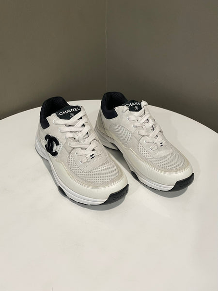CHANEL バレリーナ　ホワイト/ブラック 36C CHANEL バレリーナ ホワイト/ブラック 36C 23P 新品そっくりさん