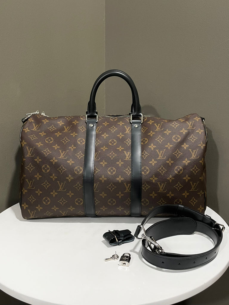 Louis Vuitton Keepall Bandouliere 45 Monogram / Black