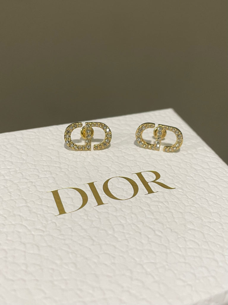 Dior Classic CD Stud Earrings
