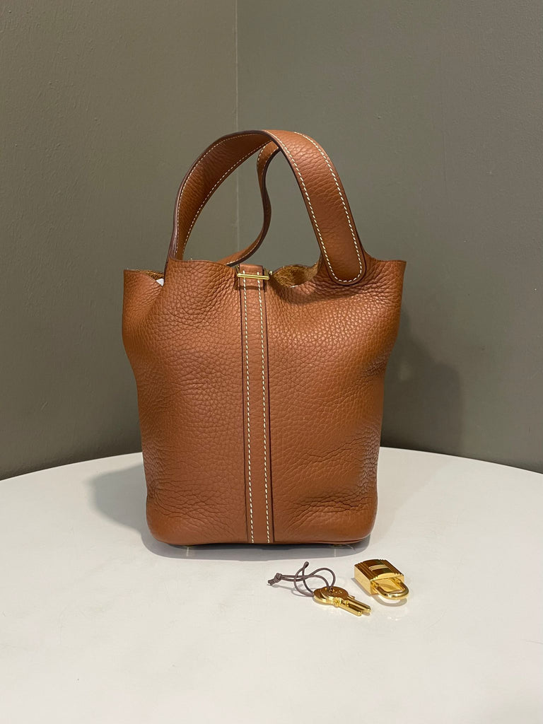 Hermes Picotin Lock 18 Gold Clemence