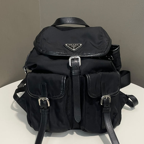 Prada Re-Nylon Backpack Black Nylon