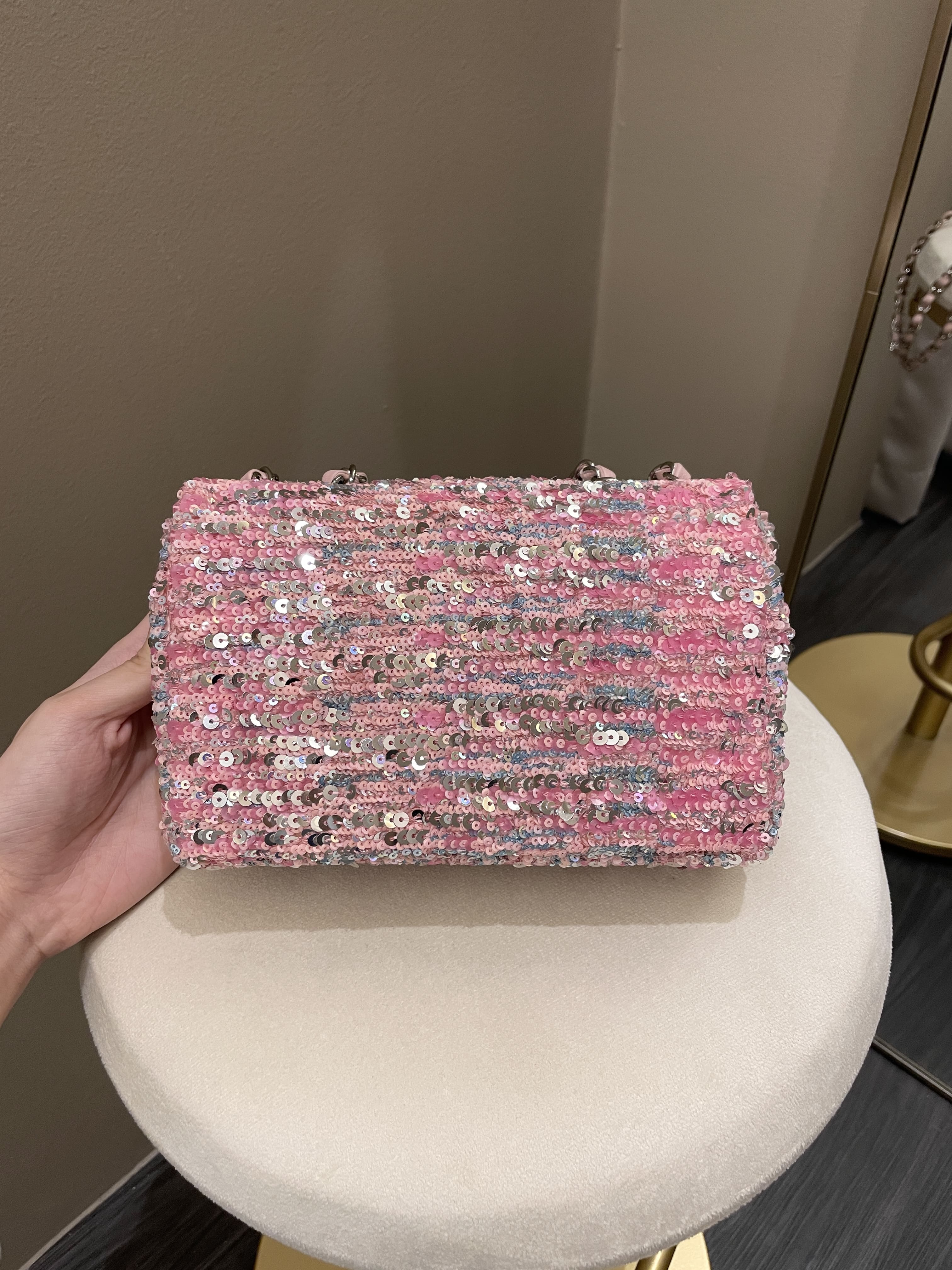 Pink Sequin Purse – Time to Dress Up