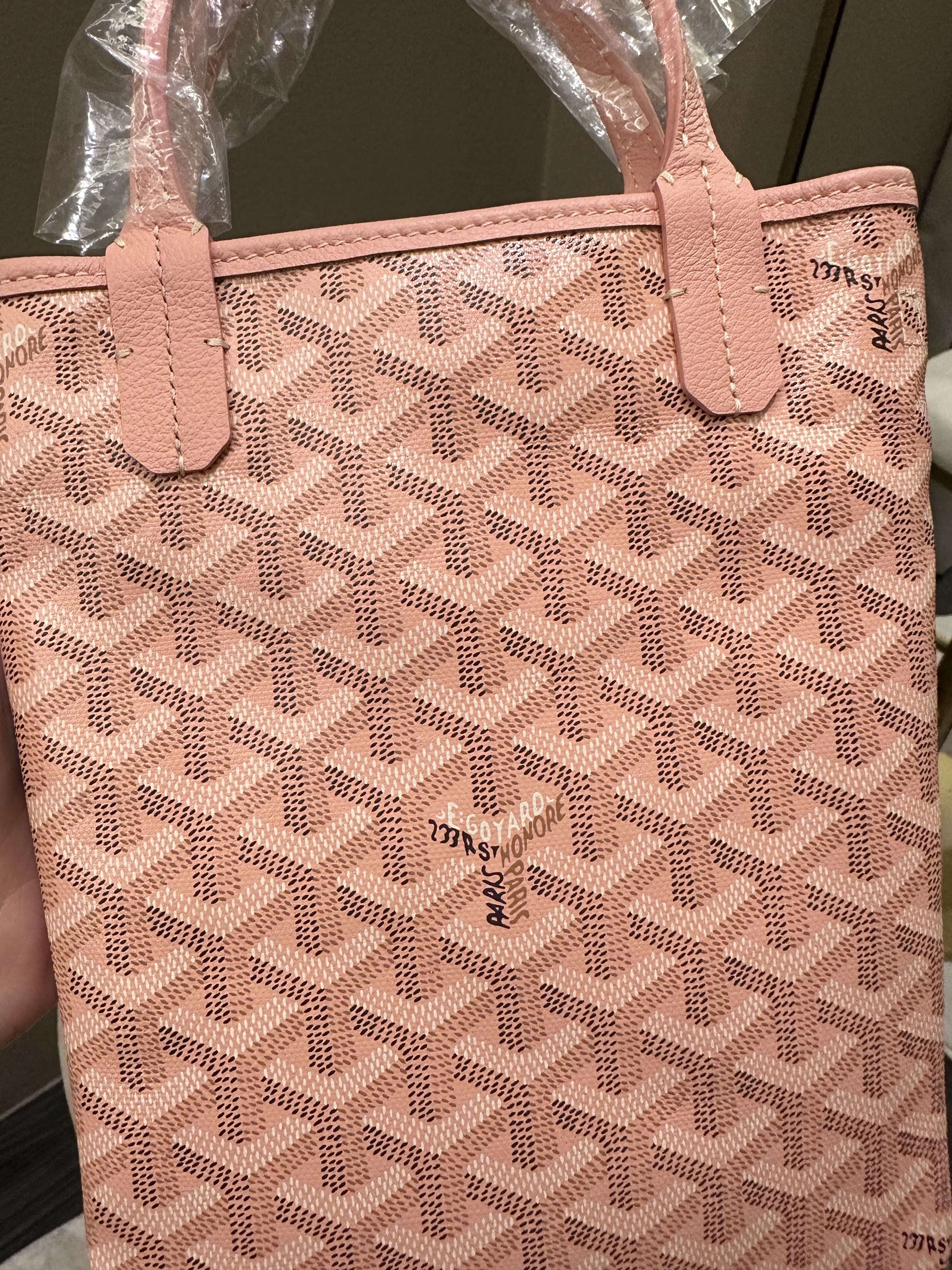 Authentic GOYARD Poitier - Pink with customized Snoopy *Free Shipping*