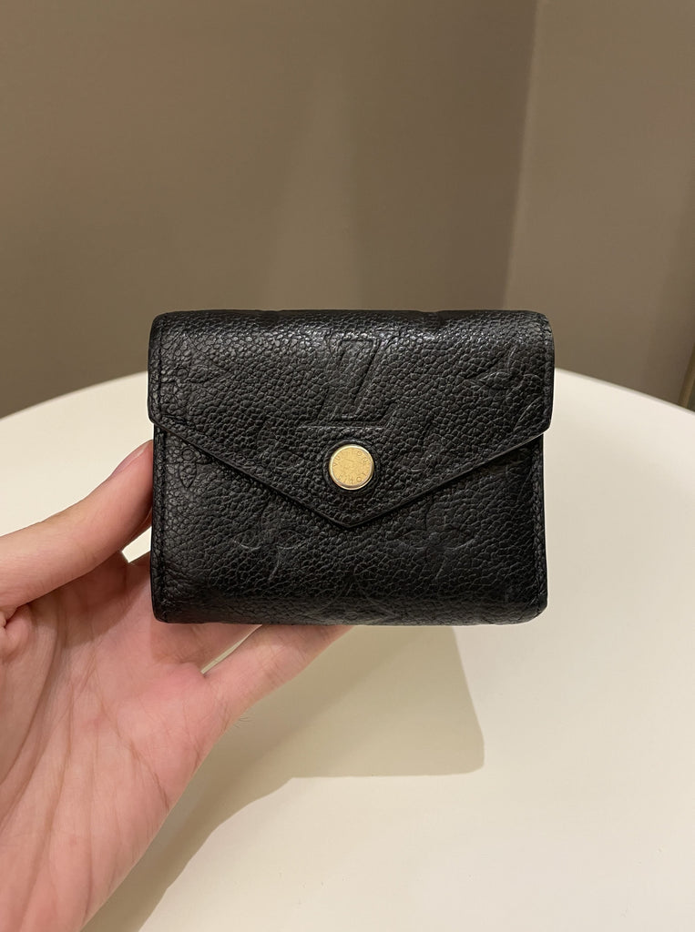 Louis Vuitton Zoe Wallet Monogram Empreinte Leather with Python
