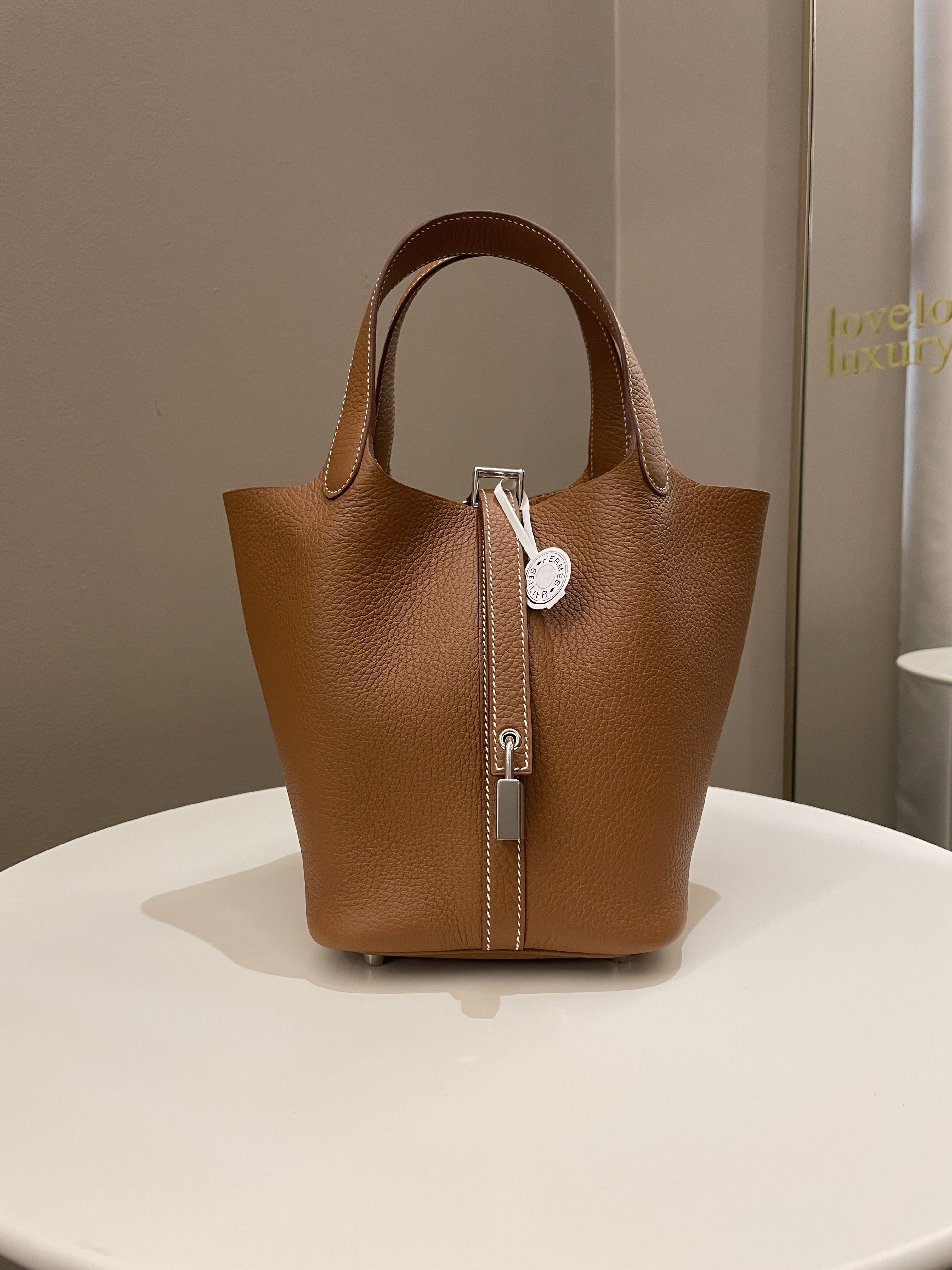 Hermes Picotin Lock PM 18 Gold Clemence