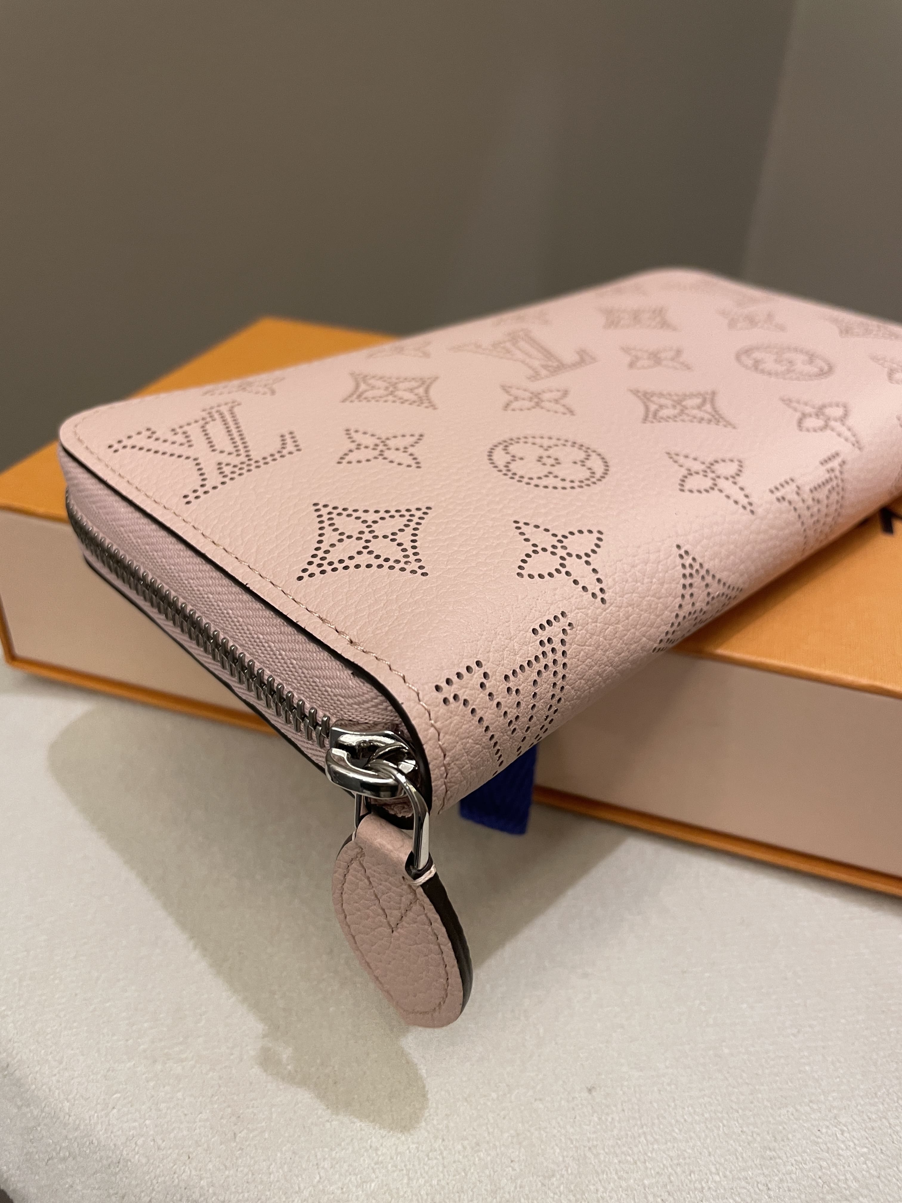 Louis Vuitton Monogram Mahina Zippy Wallet Magnolia Pink NM at Jill's  Consignment