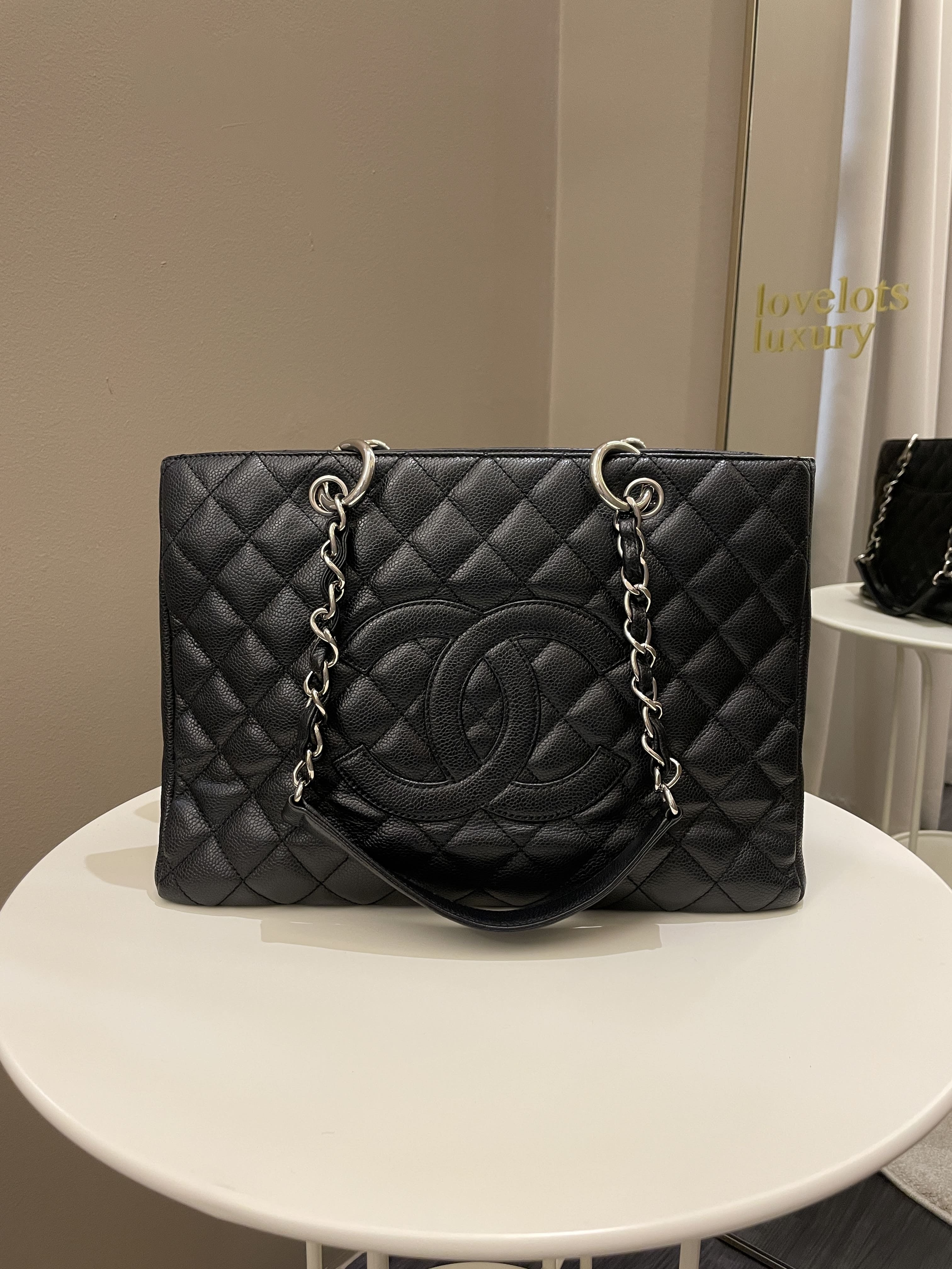 Chanel Classic Quilted GST Black Caviar