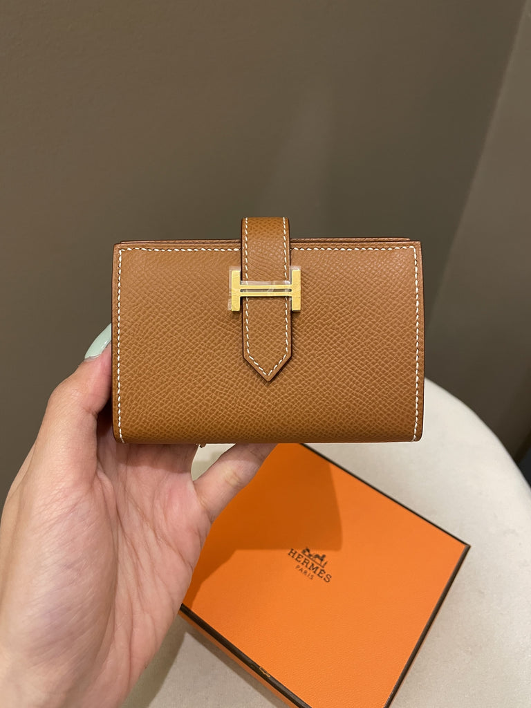 Hermes Bearn Card Holder Wallet