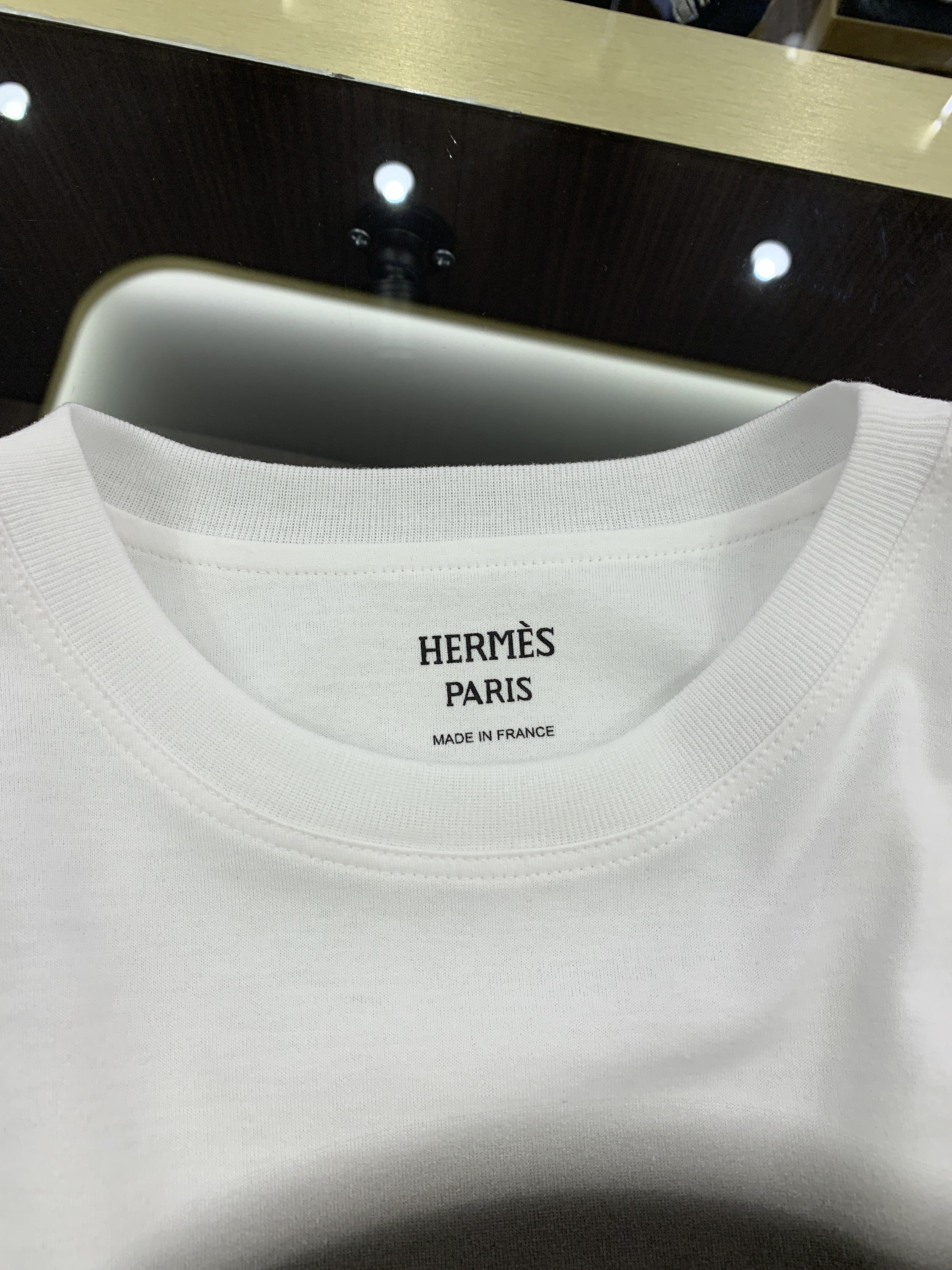 Hermes Grand Tralala T-Shirt Black/ White