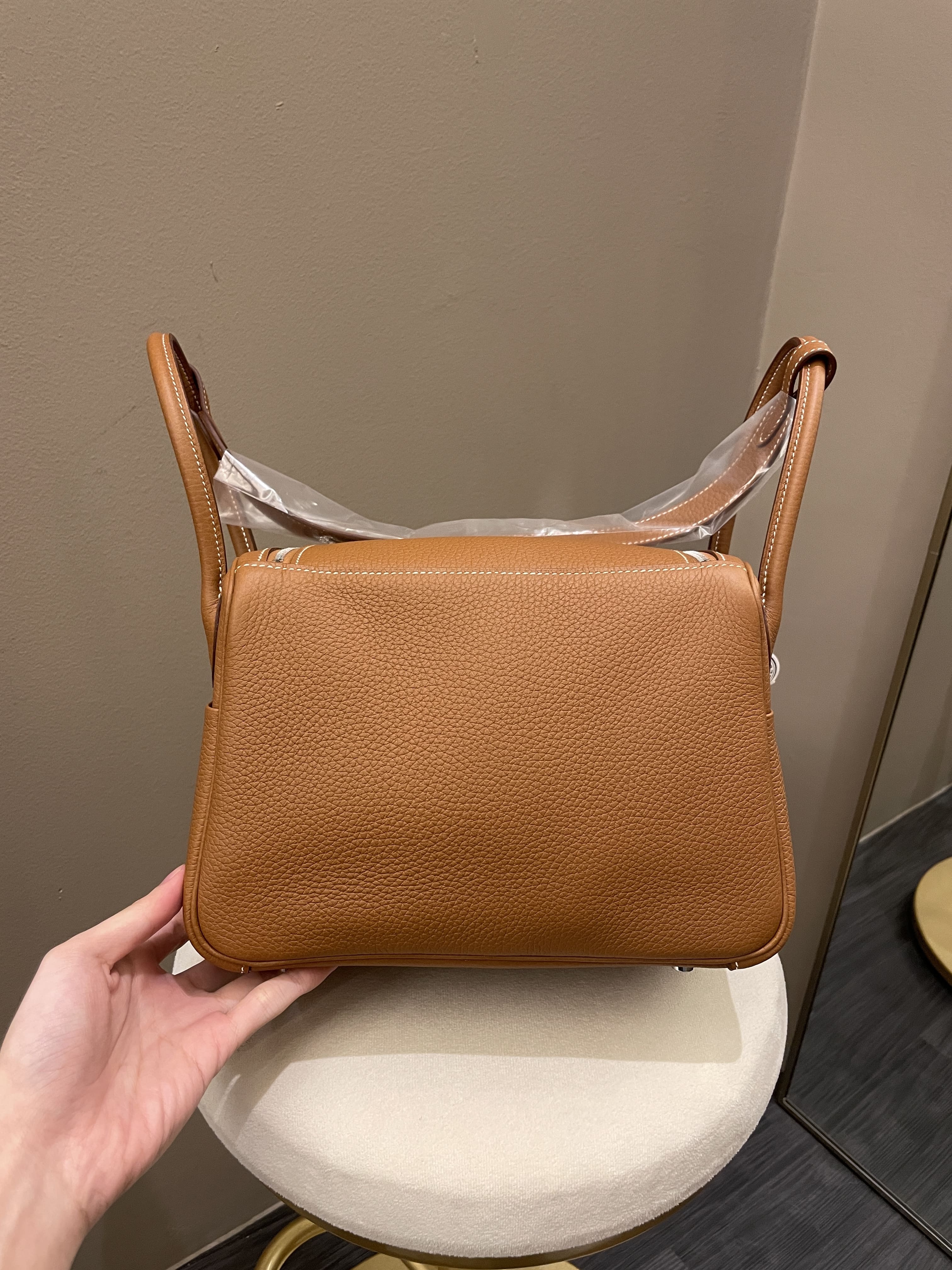 Hermes Lindy 26 Gold Clemence