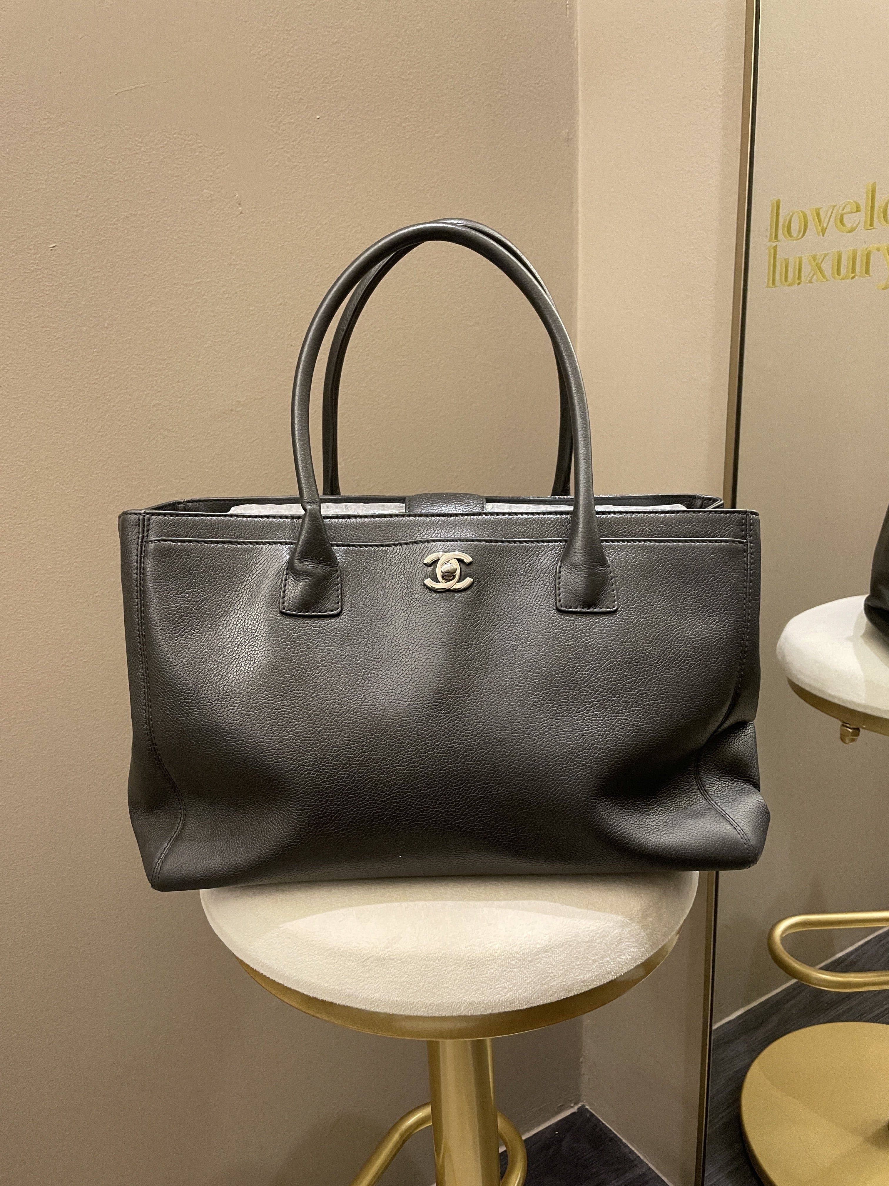 Chanel Grey Large Neo Executive Tote